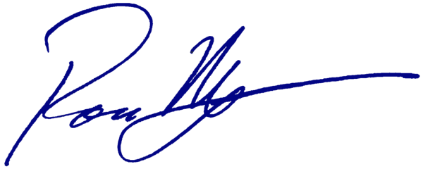 Ron Myers' Signature